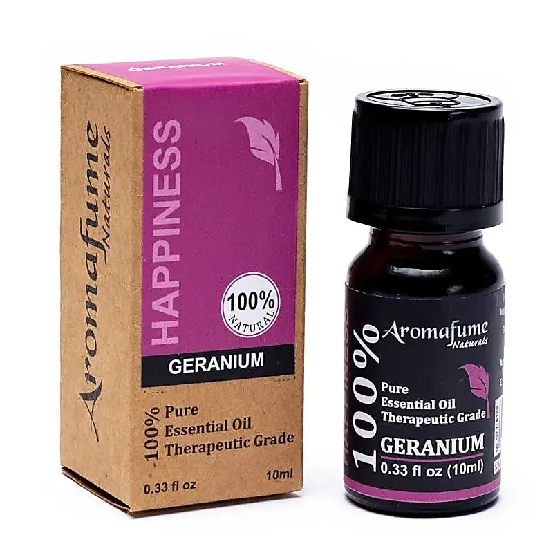 Happiness Geranium 100% esenciální olej pro dobrou náladu