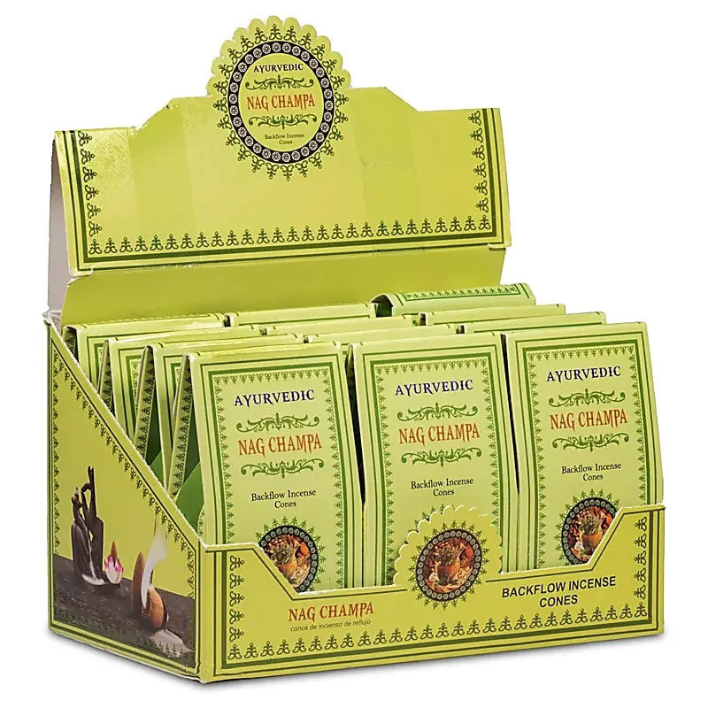 Vonné jehlánky s efektem tekoucího dýmu Nag Champa