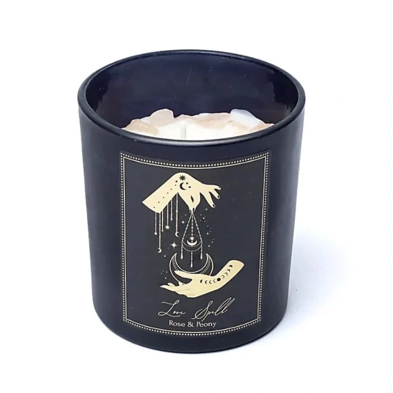 Manifestační svíčka Love Spell s růženínem 120 g