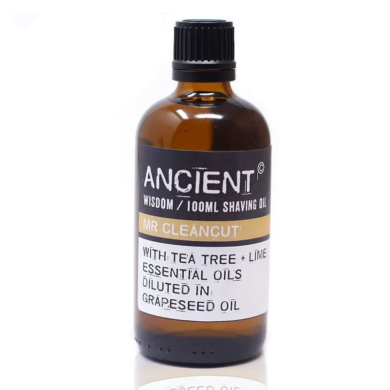 Pro Muže 100ml | Koupelový a Tělový olej z Čajovníku, Limety, Pepře v Jojobovém a Hroznovém Oleji