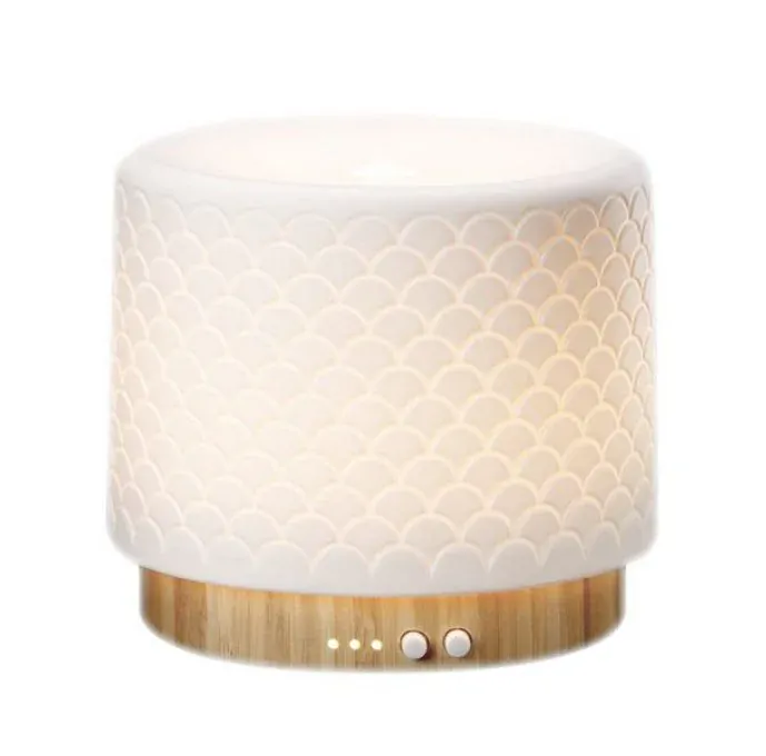 Aroma difuzér Moya 280ml | Bambusové dřevo a Keramika