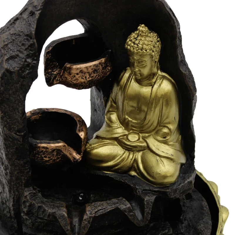 Stolní fontána Meditující Buddha