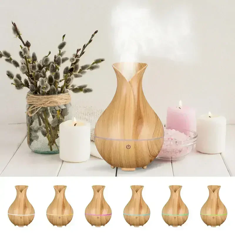 Aroma Difuzér Monet Mini světlé dřevo | LED, USB, časovač, 200ml