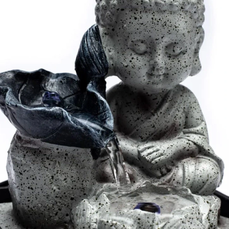 Vodní fontána Buddha – 21,5 cm