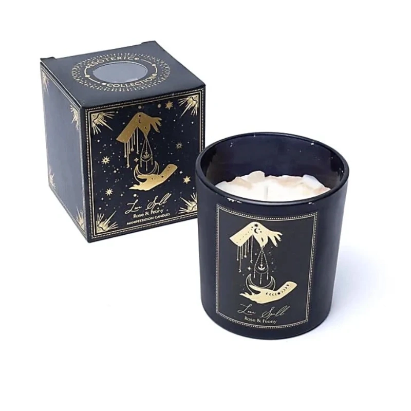 Manifestační svíčka Love Spell s růženínem 120 g