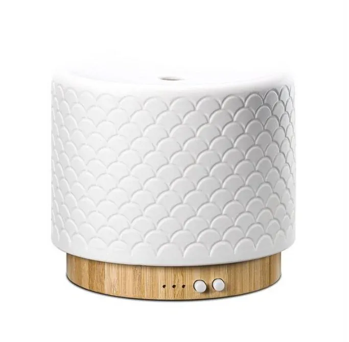 Aroma difuzér Moya 280ml | Bambusové dřevo a Keramika