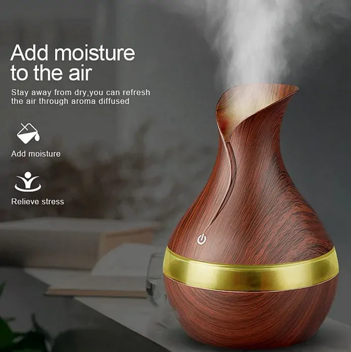 Aroma Difuzér Epic tmavé dřevo | USB, LED, 220ml