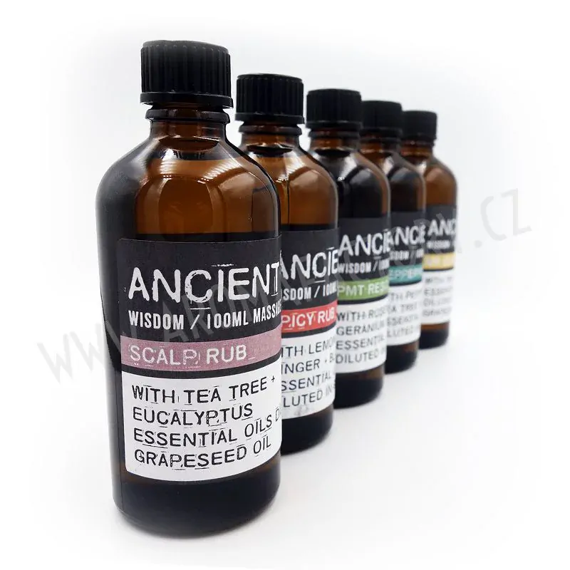 Pro Muže 100ml | Koupelový a Tělový olej z Čajovníku, Limety, Pepře v Jojobovém a Hroznovém Oleji