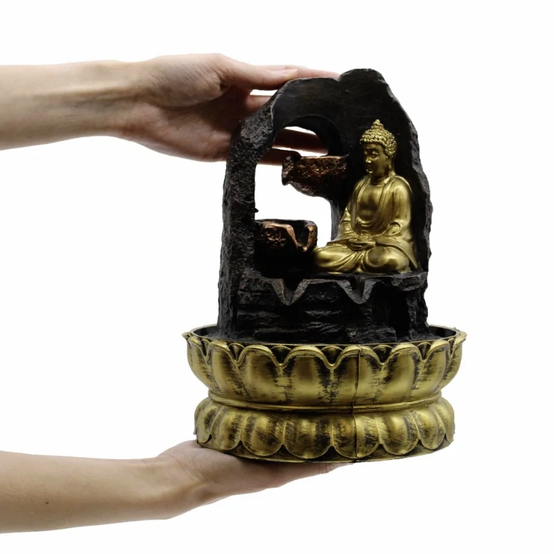 Stolní fontána Meditující Buddha