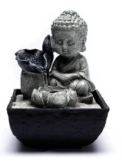Vodní fontána Buddha – 21,5 cm