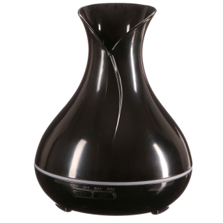 Aroma Difuzér Monet černý lesk | LED, elektr. síť, časovač, 350ml