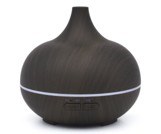 Aroma Difuzér Tibet tmavý dub | LED, Elektr. síť, časovač, 150ml