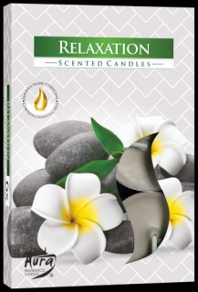 Relaxační | Luxusní Čajová vonná Svíčka set 6x