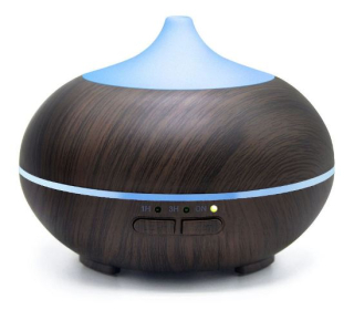 Aroma Difuzér Luna tmavý dub | LED, Elektr. síť, časovač, 150ml