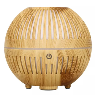 Aroma Difuzér Saturn Světlé dřevo | LED, USB, 160ml 