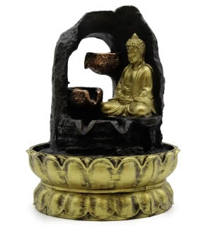 Stolní fontána Meditující Buddha