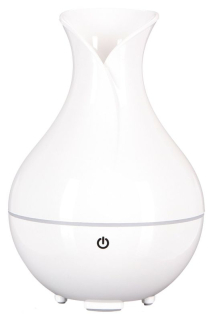 Aroma Difuzér Monet Mini bílý lesk | LED, USB, časovač, 200ml