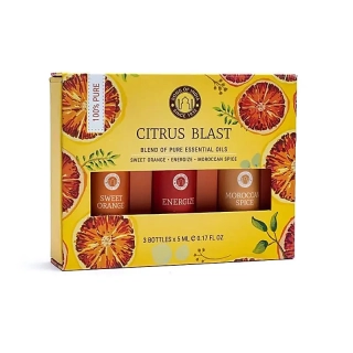 Citrus Blast | Kolekce 3x esenciálních olejů 5ml v Dárkovém balení