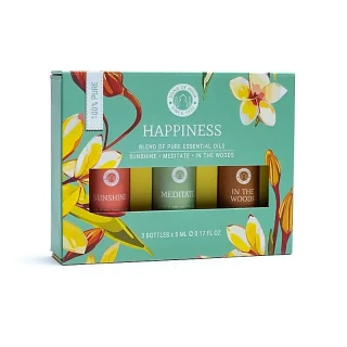 Happiness | Kolekce 3x esenciálních olejů 5ml v Dárkovém balení
